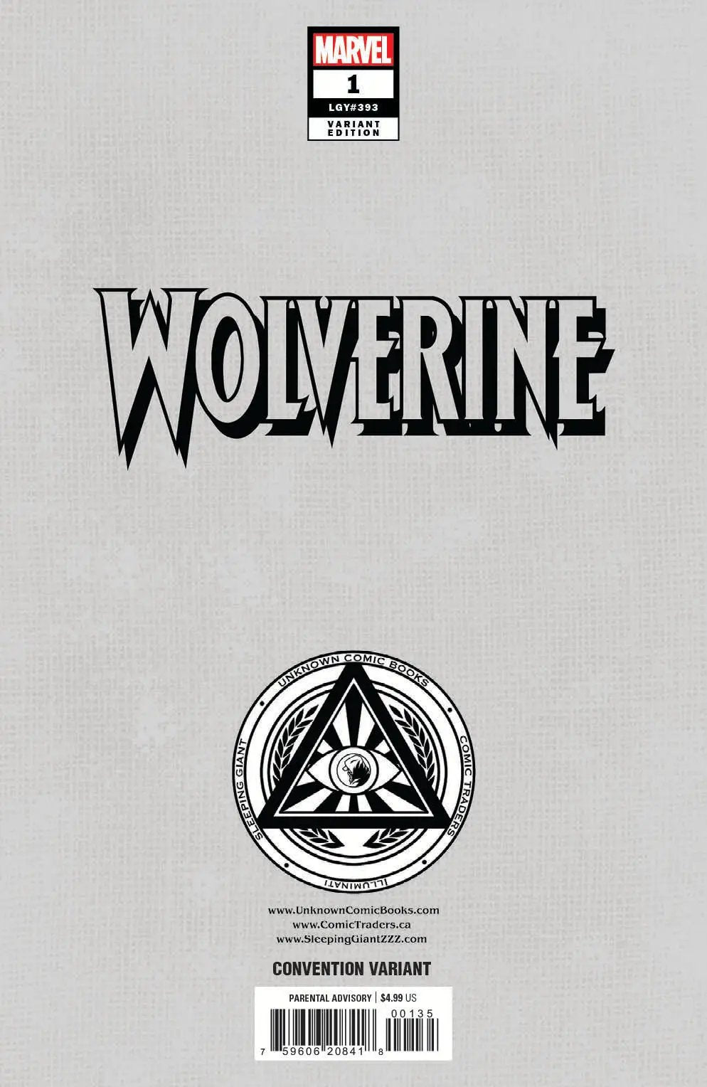 Wolverine #1 Unknown Comics Dell’Otto Exclusive Virgin Convention NYCC 2024 Var (10/23/2024) by Unknown Comic Books
