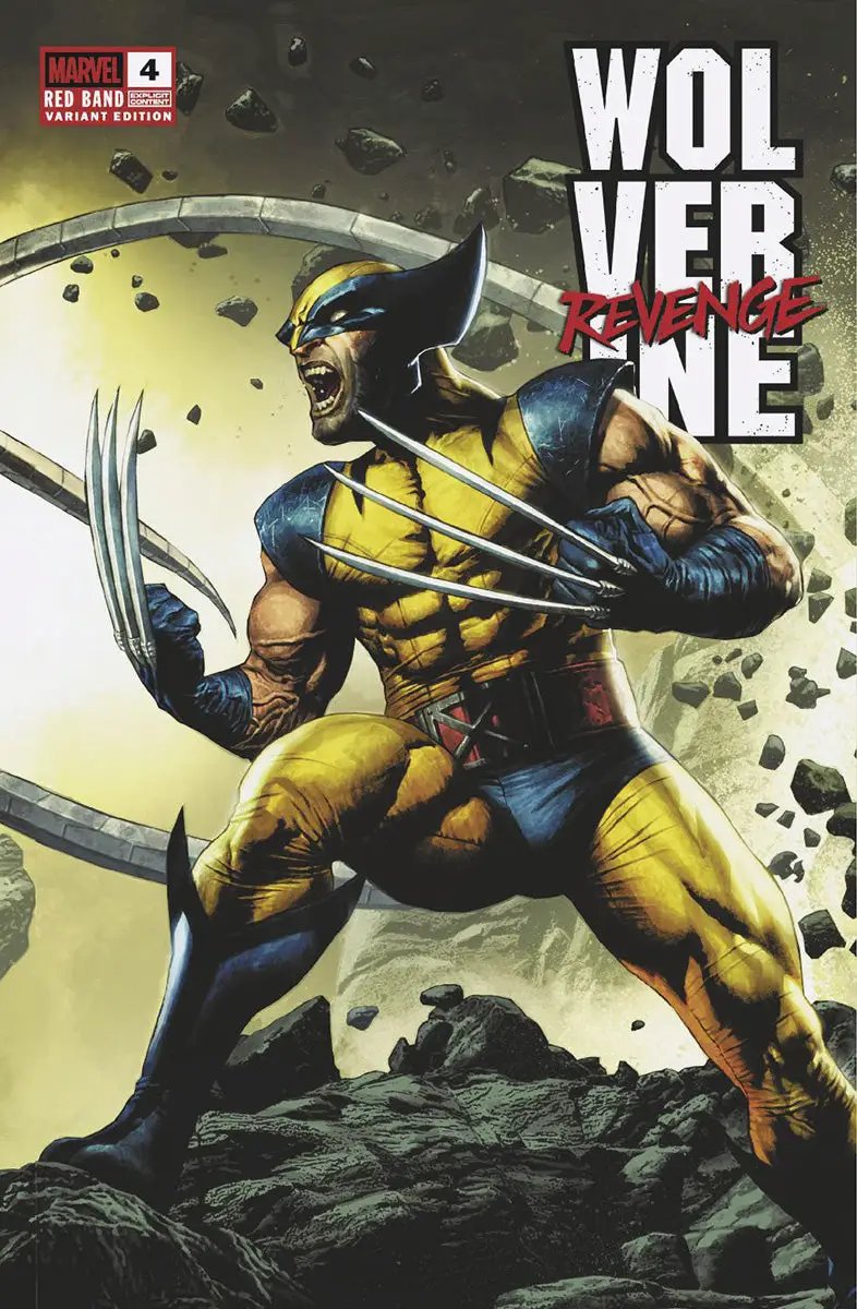 Wolverine: Revenge - Red Band #4 Unknown Comics MICO SUAYAN Connecting Cover Exclusive Var [Polybagged] Explicit Content (01/22/2025) by Unknown Comic Books