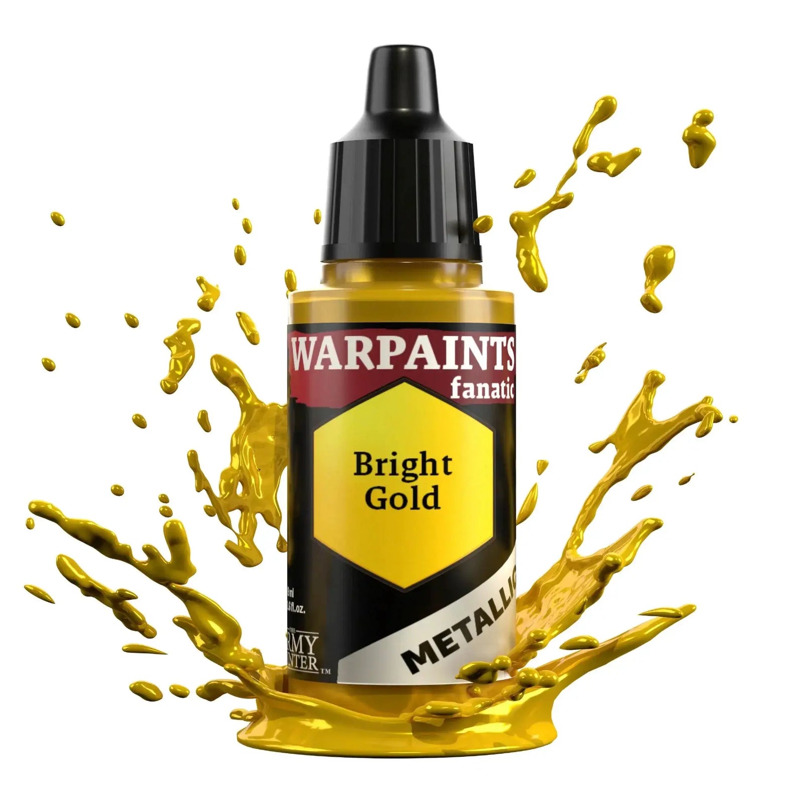 Warpaints Fanatic Metallic: Bright Gold by THE MIGHTY HOBBY SHOP