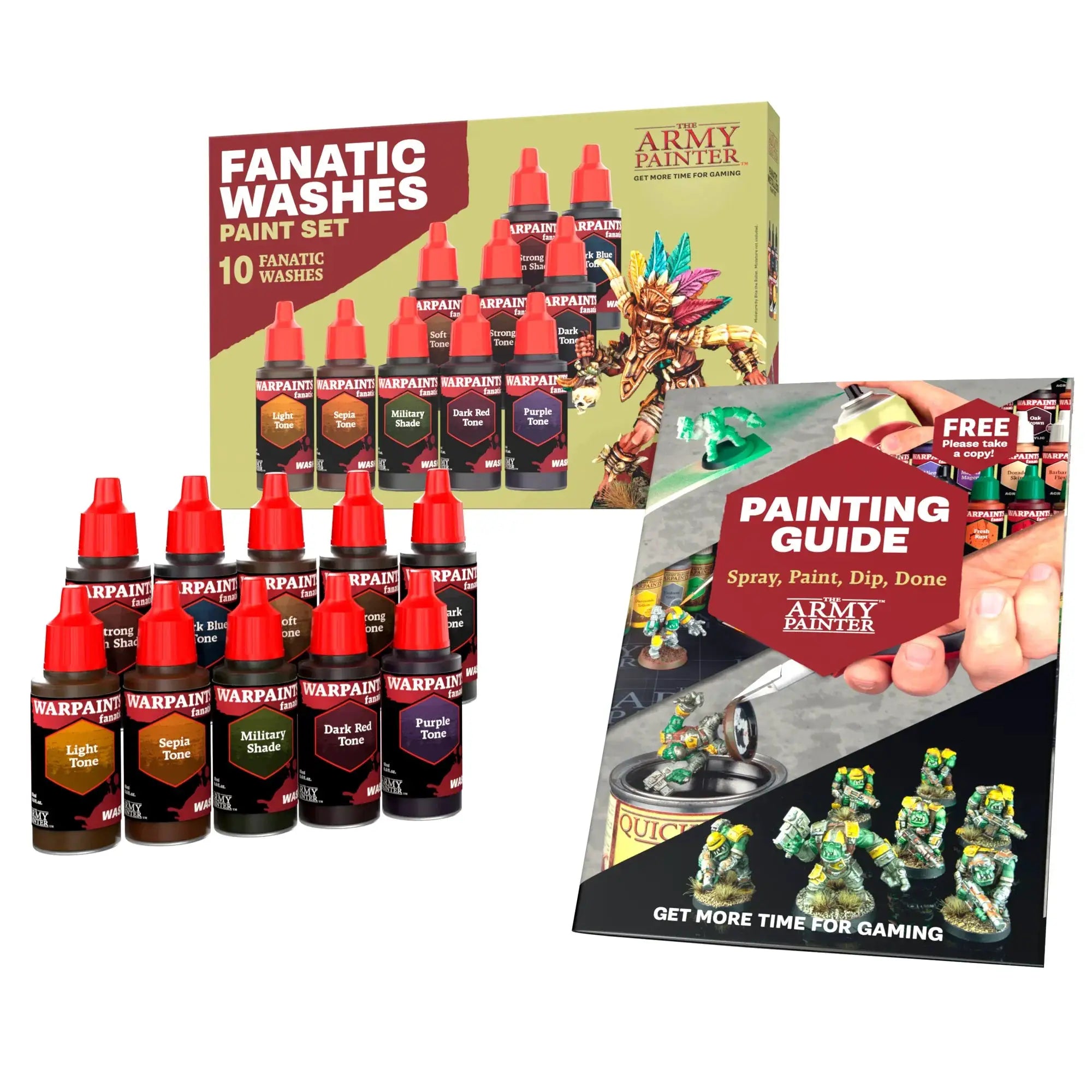 Warpaints Fanatic: Washes Paint Set by THE MIGHTY HOBBY SHOP