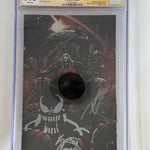 [REMARK | SIGNED DONNY CATES | RYAN STEGMAN][FOIL] VENOM #3 UNKNOWN COMICS EXCLUSIVE FACSIMILE STEGMAN VIRGIN NYCC VAR [CGC 9.6 YELLOW LABEL][IN STOCK]
