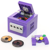 Custom Pretendo BrickCube 2001 Video Game Console made using LEGO parts by B3 Customs