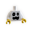 Halloween Ghost Face Minifig Torso by B3 Customs