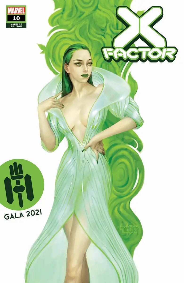 X-Factor #10 Unknown Comics Miguel Mercado Exclusive Var Gala (06/30/2021) by Unknown Comic Books