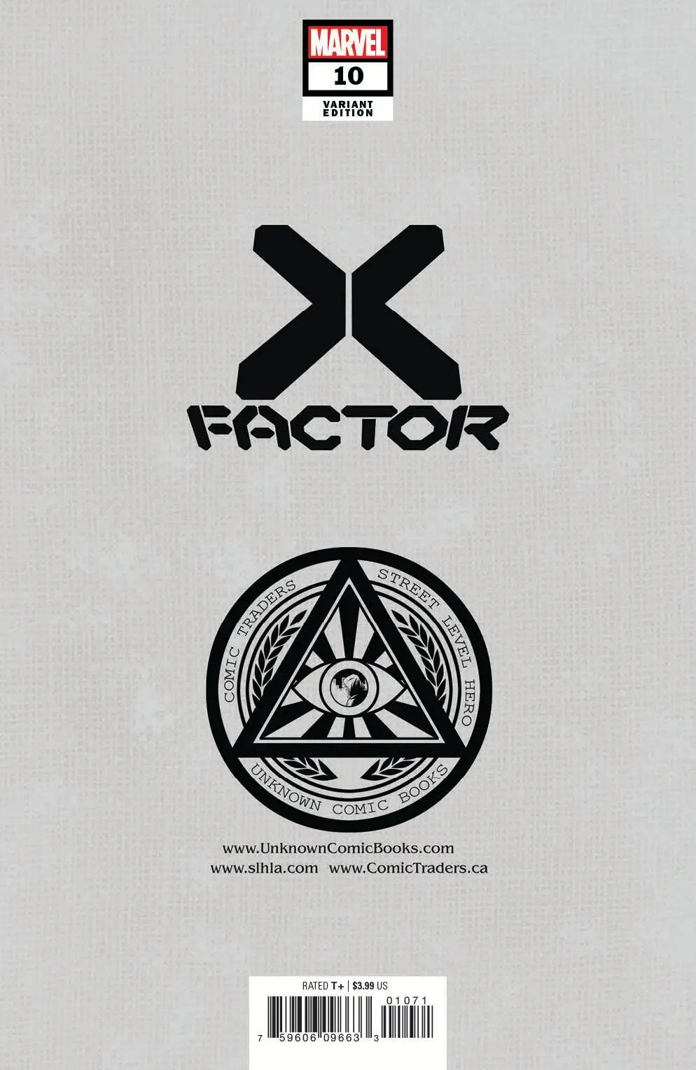 X-Factor #10 Unknown Comics Miguel Mercado Exclusive Var Gala (06/30/2021) by Unknown Comic Books