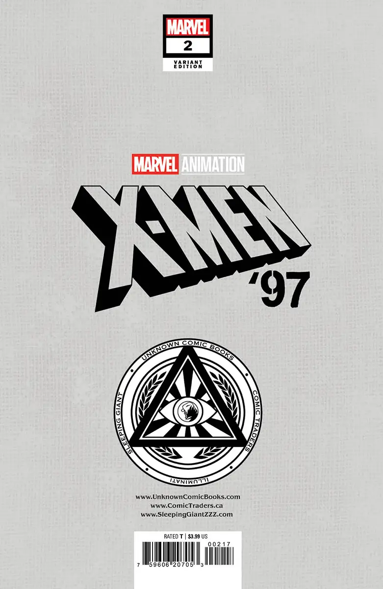 X-Men '97 #2 Unknown Comics Tyler Kirkham Exclusive Virgin Var (04/10/2024) by Unknown Comic Books