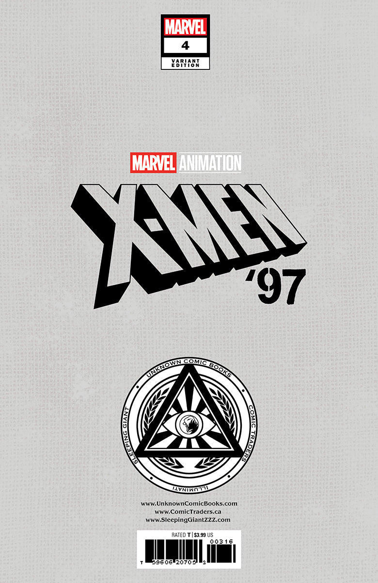 X-Men '97 #4 Unknown Comics Tyler Kirkham Exclusive Virgin Var (06/26/2024) by Unknown Comic Books