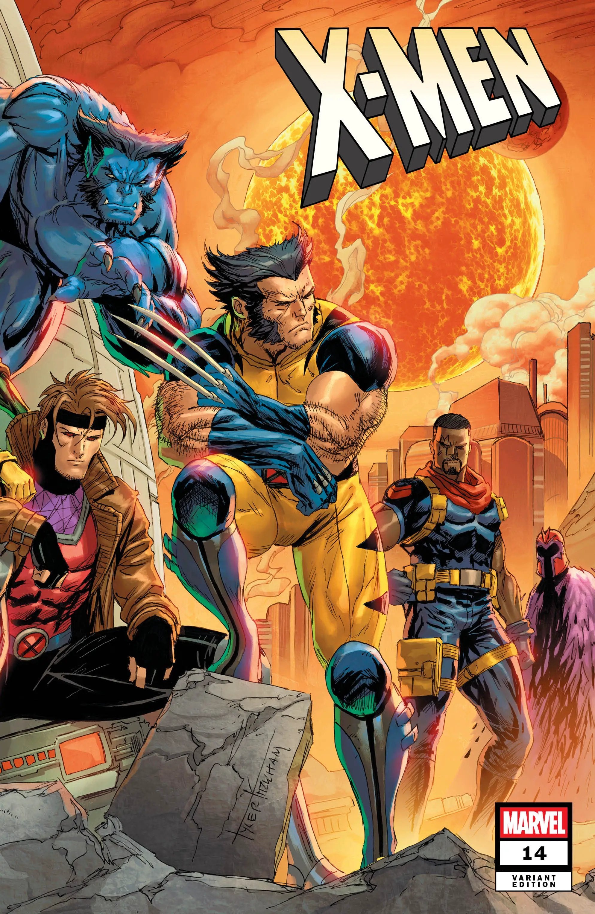 X-Men #14 Unknown Comics Tyler Kirkham Connecting Cover Exclusive Var (04/02/2025) by Unknown Comic Books