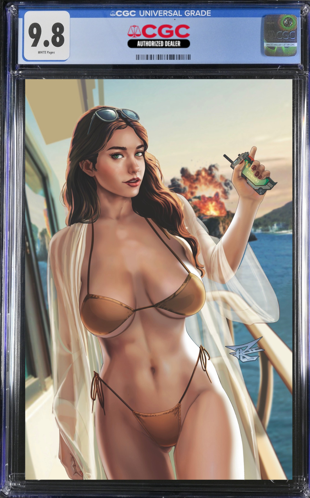GUN HONEY DOUBLES DOWN #1 Ron Leary Virgin Exclusive