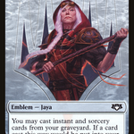 Jaya Ballard Emblem (MED2-0R4) - Mythic Edition Tokens