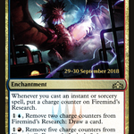 Firemind's Research (PRE-171S) - Guilds of Ravnica Promos Foil