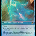 Malevolent Hermit // Benevolent Geist (PRE-61S) - Innistrad: Midnight Hunt Promos: (Double Faced Transform) Foil