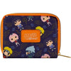 Naruto Pop! Group Print wallet by THE MIGHTY HOBBY SHOP featuring colorful Naruto characters on a fabric wallet design
