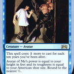 Avatar of Me (LIST-017/096) - The List (Unfinity Foil Edition) Foil