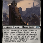 Gothmog, Morgul Lieutenant (LTR-087) - The Lord of the Rings: Tales of Middle-earth