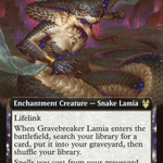 Gravebreaker Lamia (THB-314) - Theros Beyond Death: (Extended Art, enchantment)