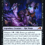 Nashi, Moon Sage's Scion (PRE-114S) - Kamigawa: Neon Dynasty Promos Foil