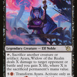Ayara, Widow of the Realm // Ayara, Furnace Queen (MOM-090) - March of the Machine