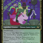 The Most Dangerous Gamer (UNF-517) - Unfinity: (Showcase) Foil