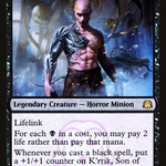 K'rrik, Son of Yawgmoth (JDG-002) - Judge Gift Cards 2021 Foil