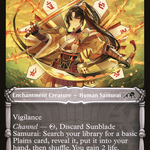 Sunblade Samurai (NEO-315) - Kamigawa: Neon Dynasty: (Showcase)