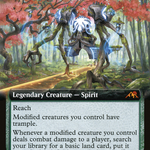 Kodama of the West Tree (NEO-477) - Kamigawa: Neon Dynasty: (Extended Art)