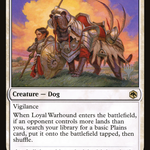 Loyal Warhound (PPAFR-23P) - Adventures in the Forgotten Realms Promos