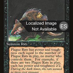 Plague Rats (4BB-154) - Fourth Edition Foreign Black Border