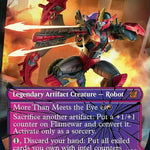 Flamewar, Brash Veteran // Flamewar, Streetwise Operative (BOT-024) - Transformers: (shatteredglass, convertdfc) (Borderless)
