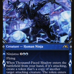 Thousand-Faced Shadow (NEO-337) - Kamigawa: Neon Dynasty: (Showcase)