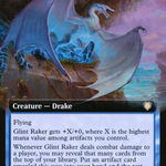 Glint Raker (Extended Art) (BRC-054) - The Brothers' War Commander: (Extended Art)
