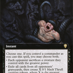 Szat's Will (CMR-655) - Commander Legends: (Extended Art)