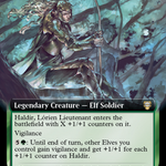 Haldir, Lórien Lieutenant (LTC-122) - Tales of Middle-earth Commander: (Extended Art)
