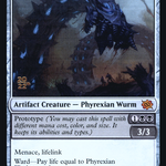 Phyrexian Fleshgorger (PRE-121S) - The Brothers' War Promos Foil