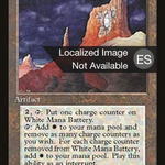 White Mana Battery (4BB-357) - Fourth Edition Foreign Black Border