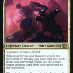 Kroxa and Kunoros (PRE-245S) - March of the Machine Promos Foil