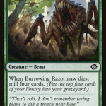 Burrowing Razormaw (BRO-173) - The Brothers' War