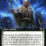 Blessing of Frost (KHM-362) - Kaldheim: (Extended Art, snow)