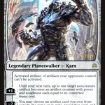 Karn, the Great Creator (PRE-01S) - War of the Spark Promos Foil