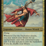 Zur the Enchanter (OVER-010) - Commander's Arsenal Oversized Foil