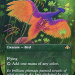 Birds of Paradise (Borderless) (DMR-439) - Dominaria Remastered (Borderless)