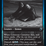 Covetous Castaway // Ghostly Castigator (DBL-045) - Innistrad: Double Feature: (Double Faced Transform)