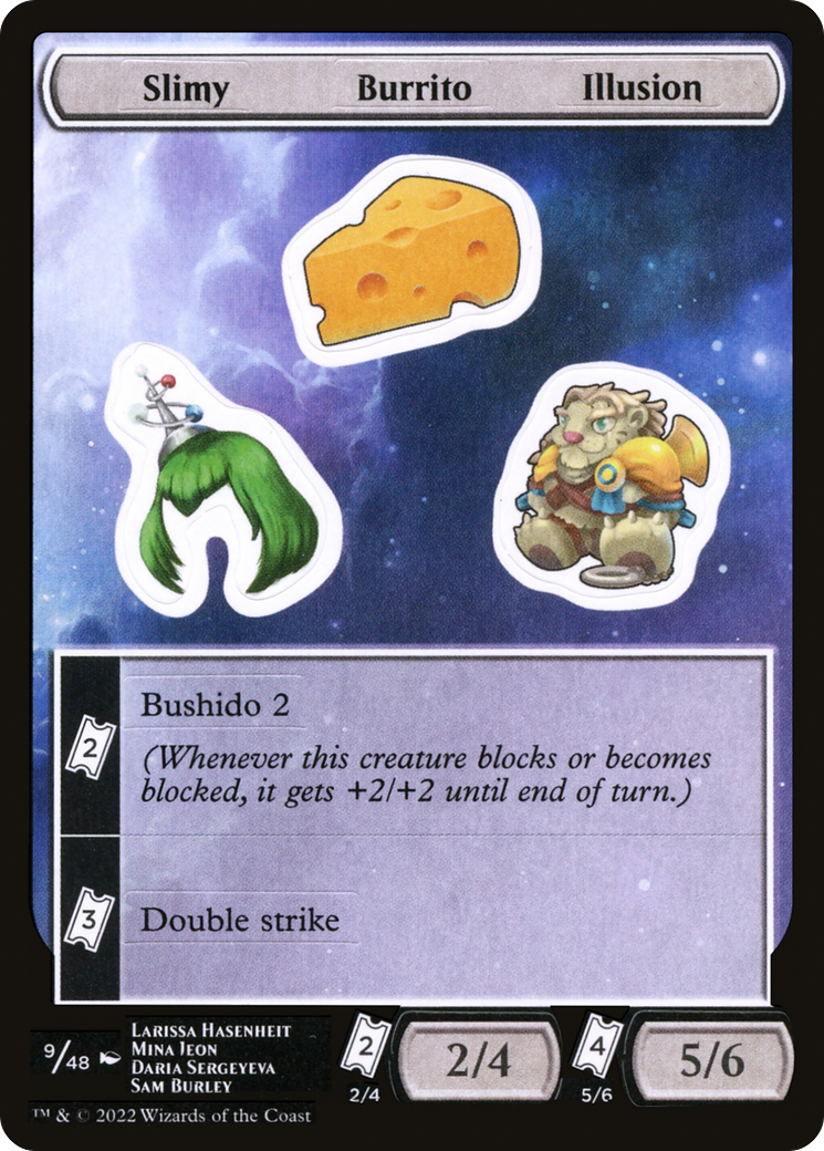 Slimy Burrito Illusion (UNF-009) - Unfinity Sticker Sheets