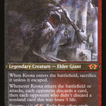 Kroxa, Titan of Death's Hunger (MUL-114) - Multiverse Legends Foil