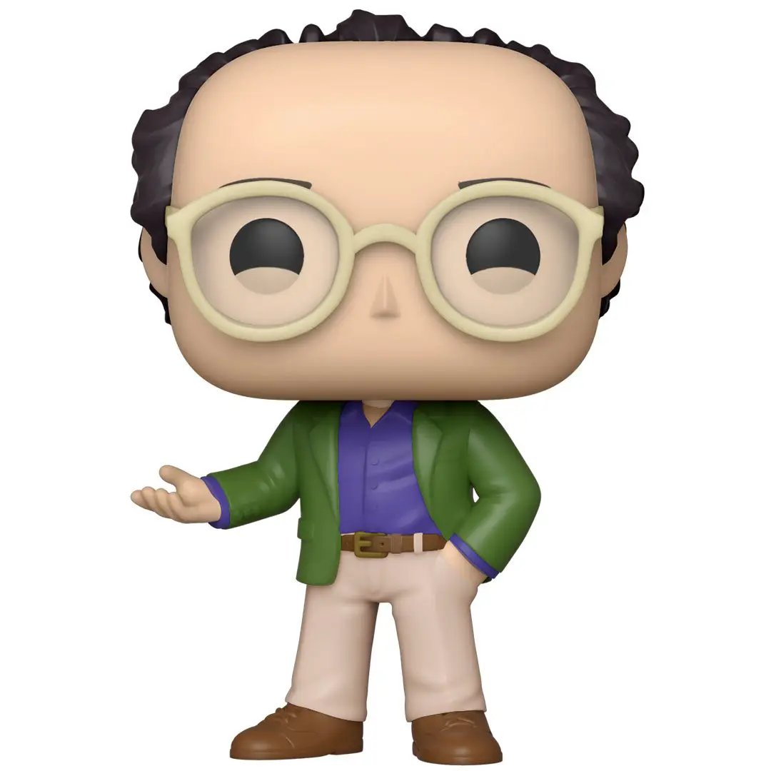 Pop! TV Seinfeld George figurine by THE MIGHTY HOBBY SHOP, featuring a detailed vinyl figure with George's signature look.