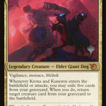 Kroxa and Kunoros (PPMOM-245P) - March of the Machine Promos