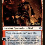 Tibalt, Rakish Instigator (PRE-146S) - War of the Spark Promos Foil