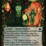 Dawnhart Mentor (MID-300) - Innistrad: Midnight Hunt: (Showcase)