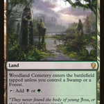 Woodland Cemetery (PPM20-248P) - Dominaria Promos