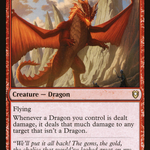 Wrathful Red Dragon (CLB-207) - Commander Legends: Battle for Baldur's Gate